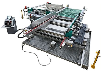 Станок для двусторонней обработки кромки стекла Bottero Titan