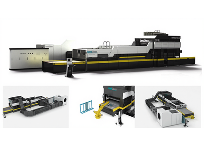 Линия закалки стекла LandGlass LD-AC JetConvection Flat & Bent Bi-directional (полная конвекция)