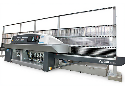 Вертикальный станок для прямолинейной обработки кромки стекла с переменным углом Bottero Variant