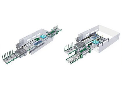 Полуавтоматическая линия для ламинирования стекла - станок для изготовления триплекса Bottero Flexlami