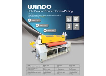 Станок для валикового нанесения покрытий на плоские стеклянные поверхности WINDO Roller Coater BWRP