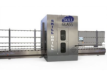 Вертикальный 6-осевой сверлильный станок с ЧПУ для стекла Skill Drill