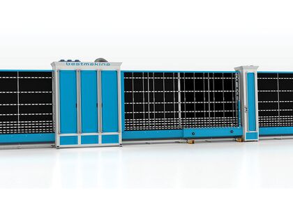 Линия для мойки и сушки стекла с роликовым прессом Best Makina BWR