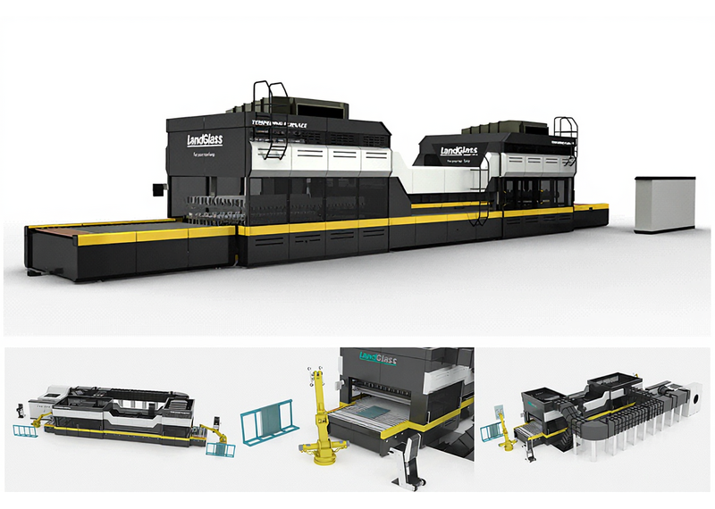 Печь для закалки гнутого стекла LandGlass LD-BB JetConvection™ Double Bent Bi-direction, изображение 2