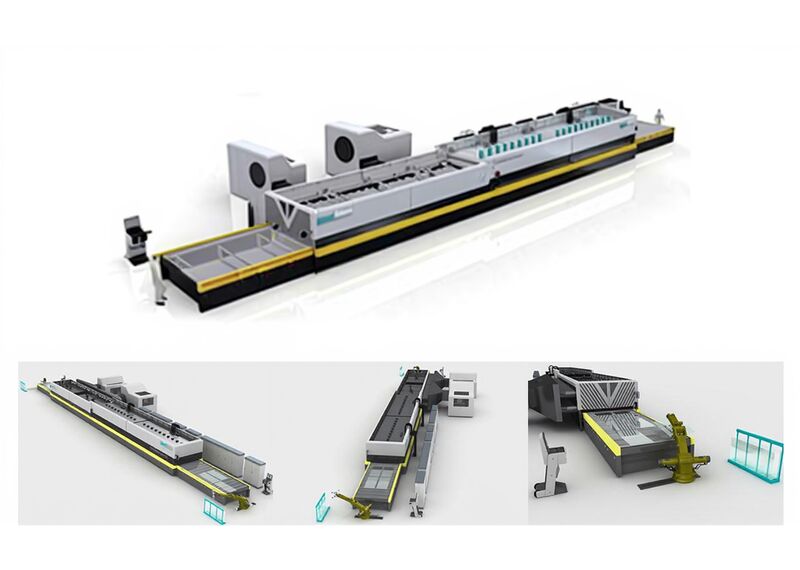 Комбинированная конвекционная печь для закалки плоского стекла LandGlass LD-AT0 JetConvection с двумя секциями нагрева, изображение 2
