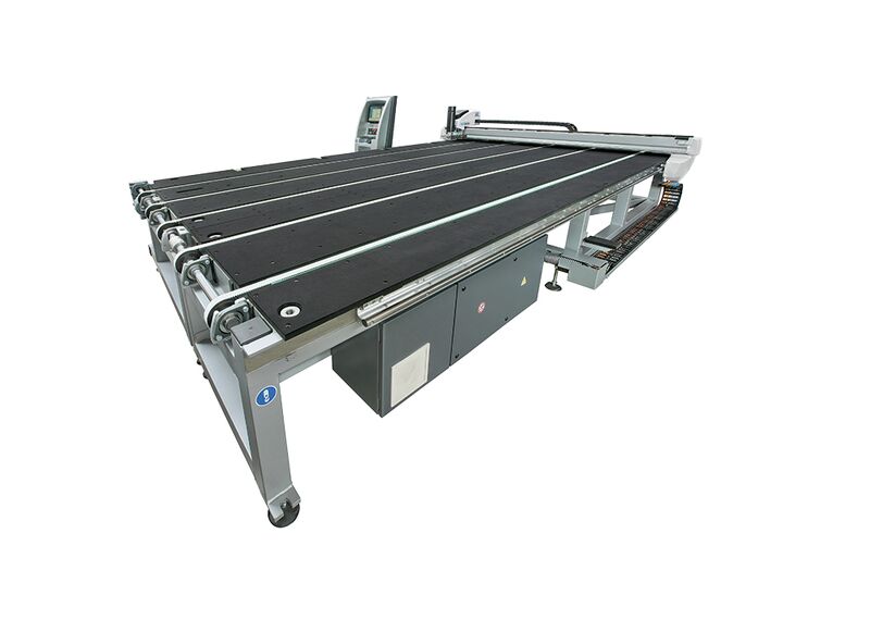 Стол раскроя стекла с ЧПУ модель с ремнями Bottero 343 EVO, изображение 3