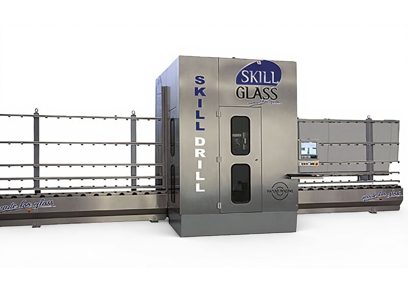 Вертикальный 6-осевой сверлильный станок с ЧПУ для стекла Skill Drill