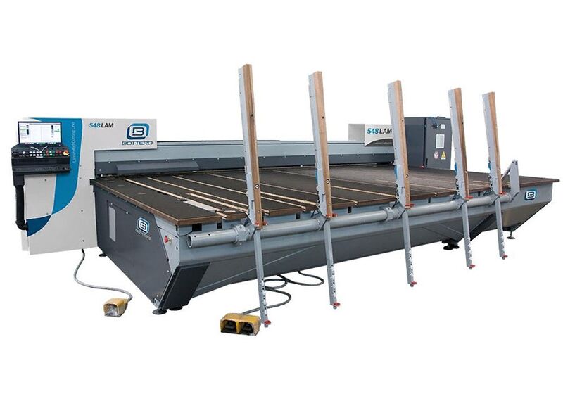 Автоматическая линия раскроя триплекса - станок для резки стекла Bottero 548 LAMe + 363 BCS